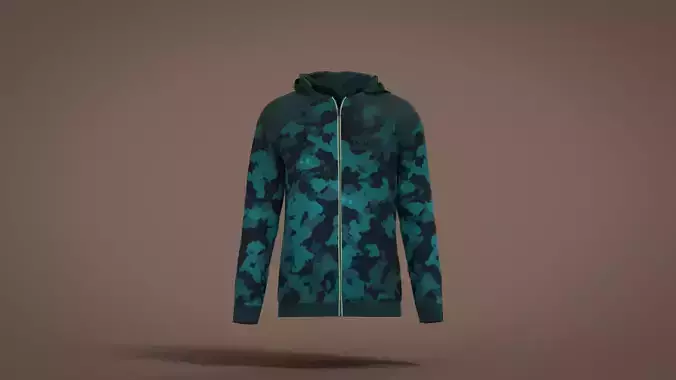 Jacket camouflage hoodie