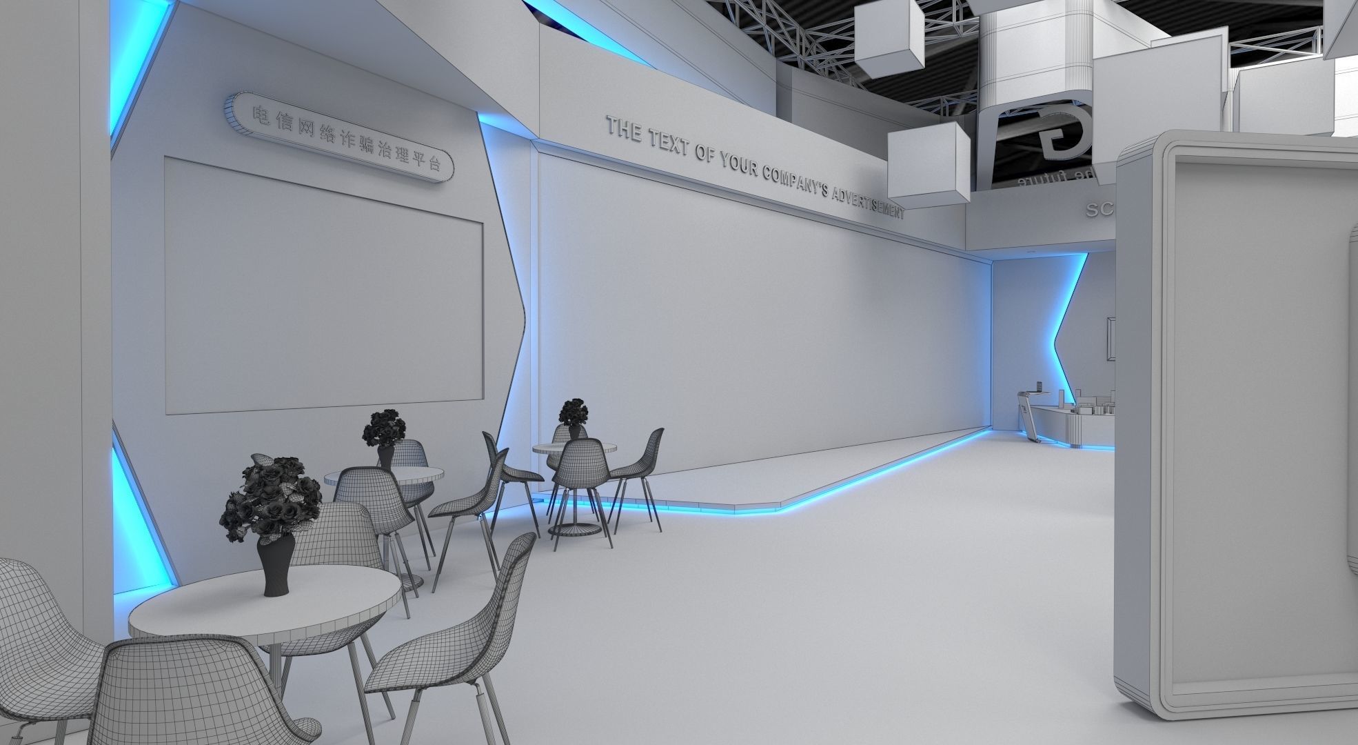 exhibition stand 20x15 model 3D model_9