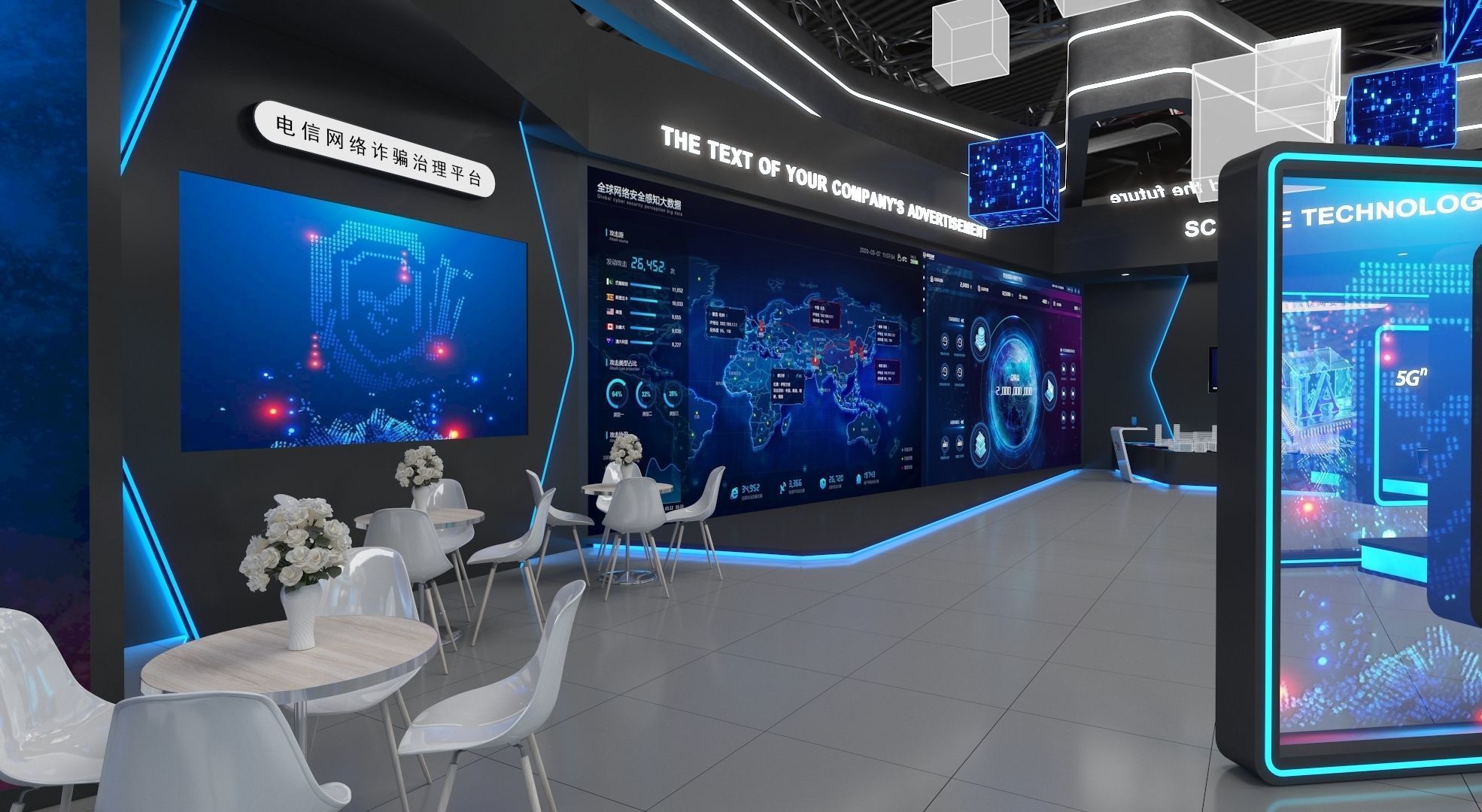 exhibition stand 20x15 model 3D model_8