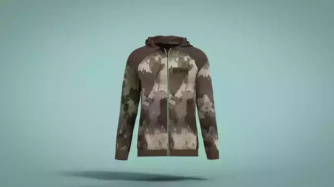 Jacket camouflage hoodie