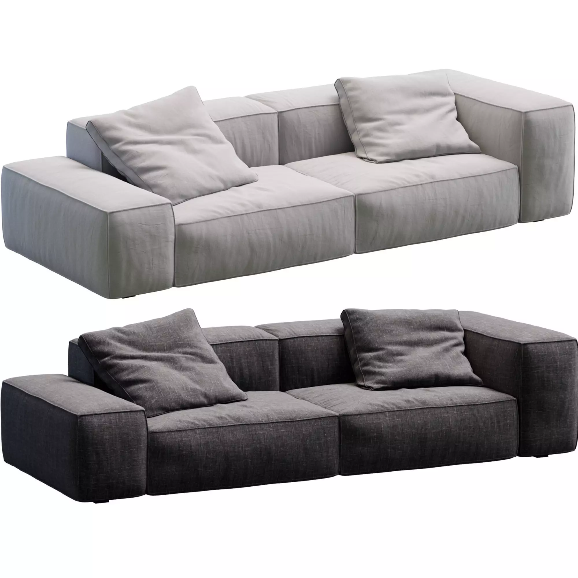 Living Divani NeoWall Sofa 3D model_0