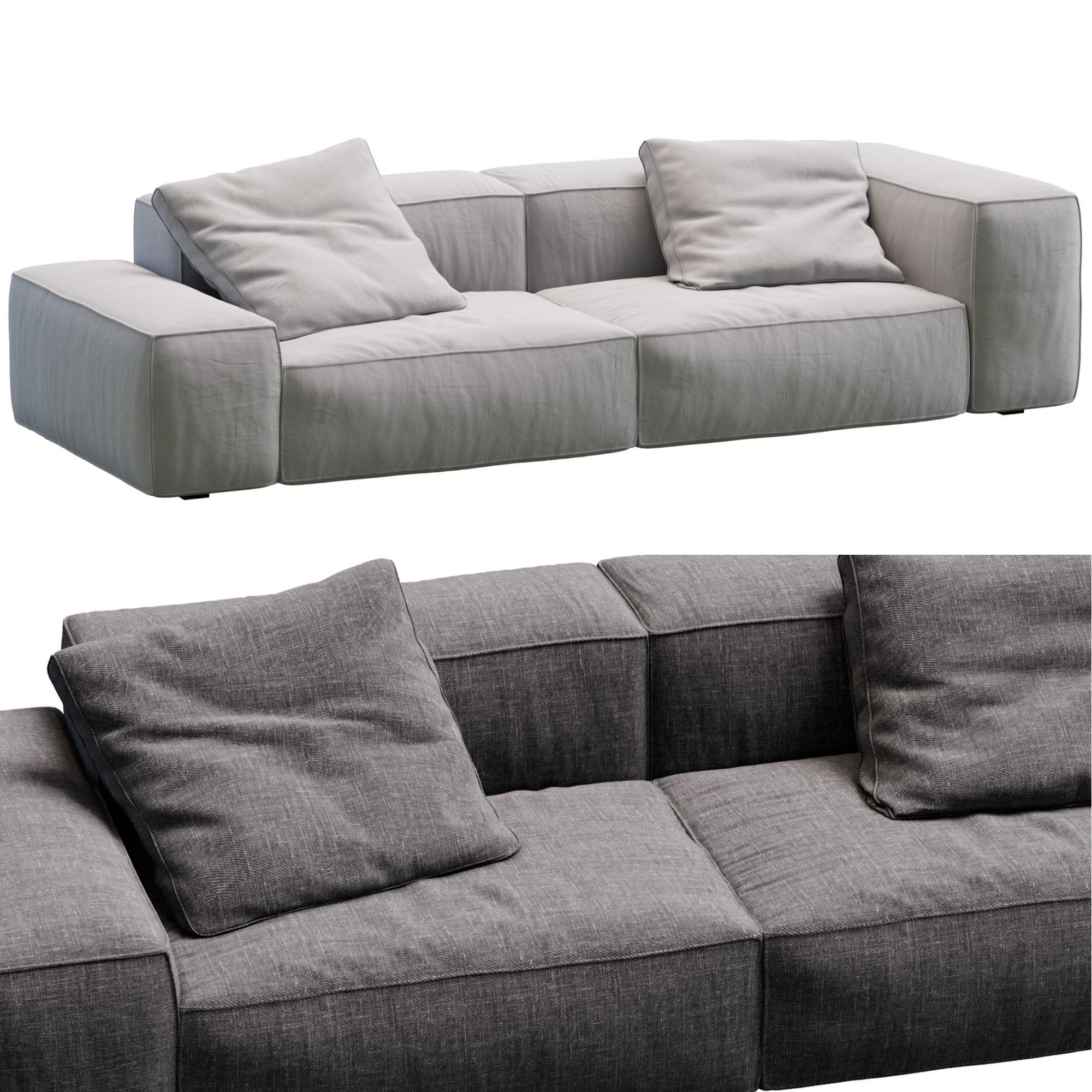 Living Divani NeoWall Sofa 3D model_10