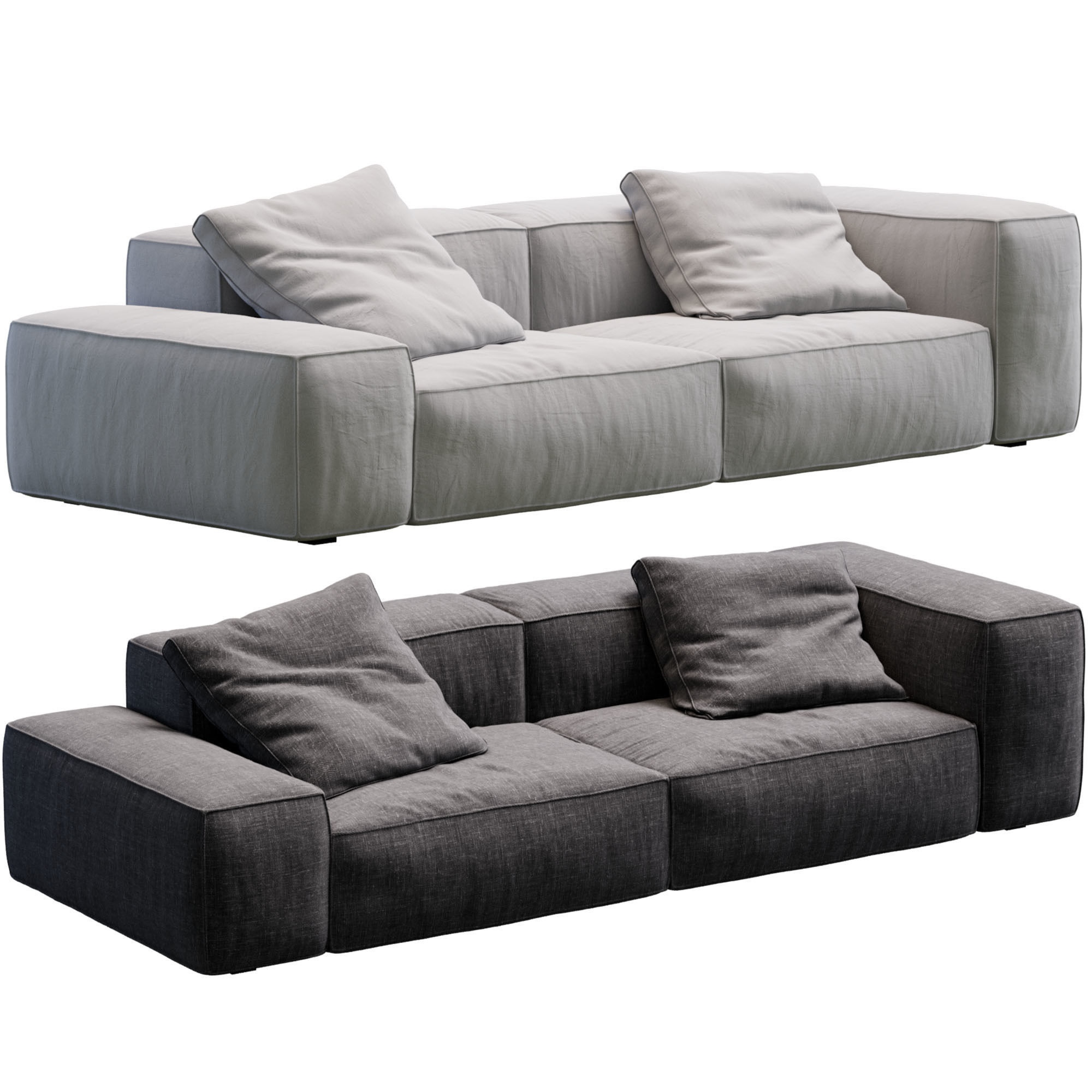 Living Divani NeoWall Sofa 3D model_7