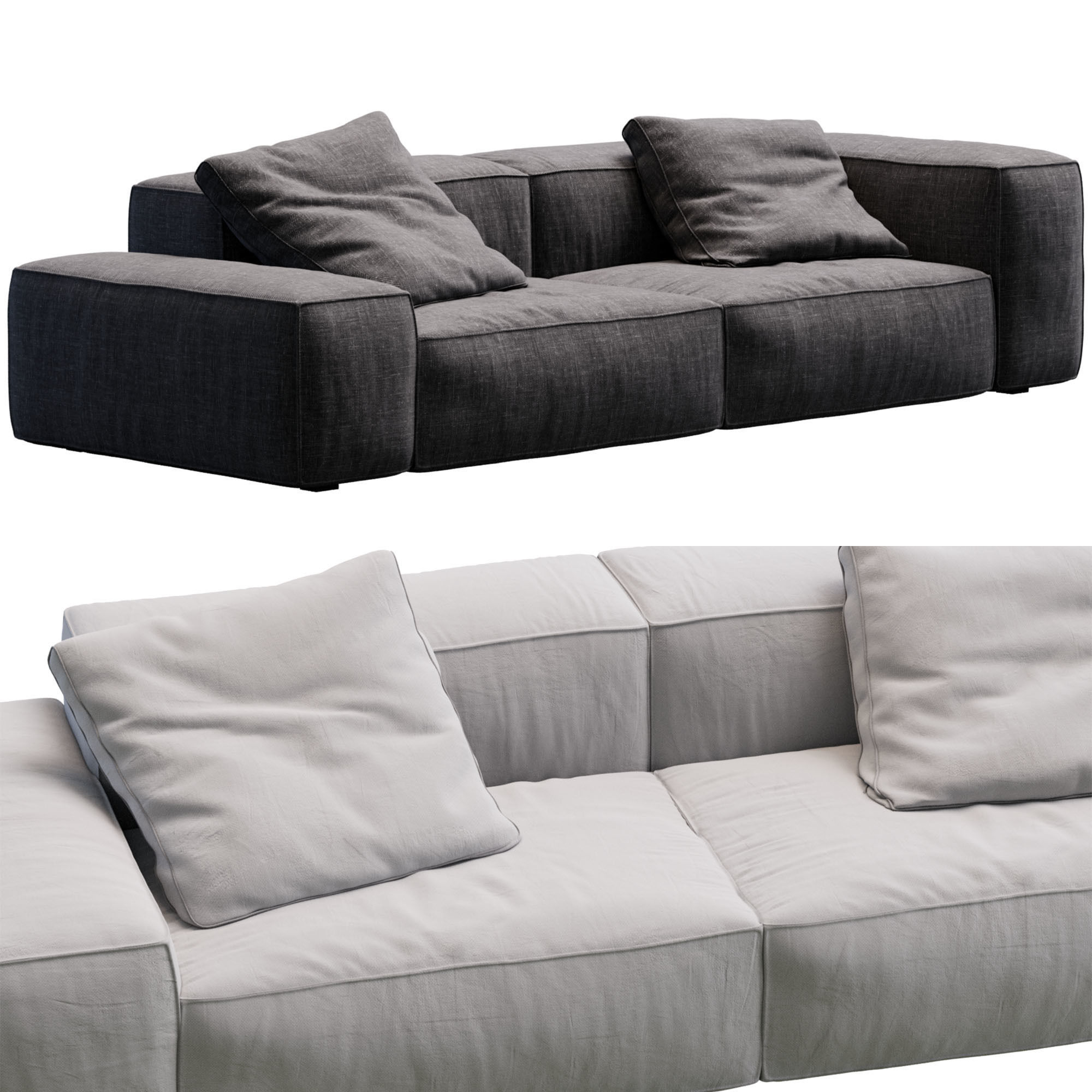 Living Divani NeoWall Sofa 3D model_9