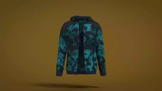 Jacket camouflage hoodie