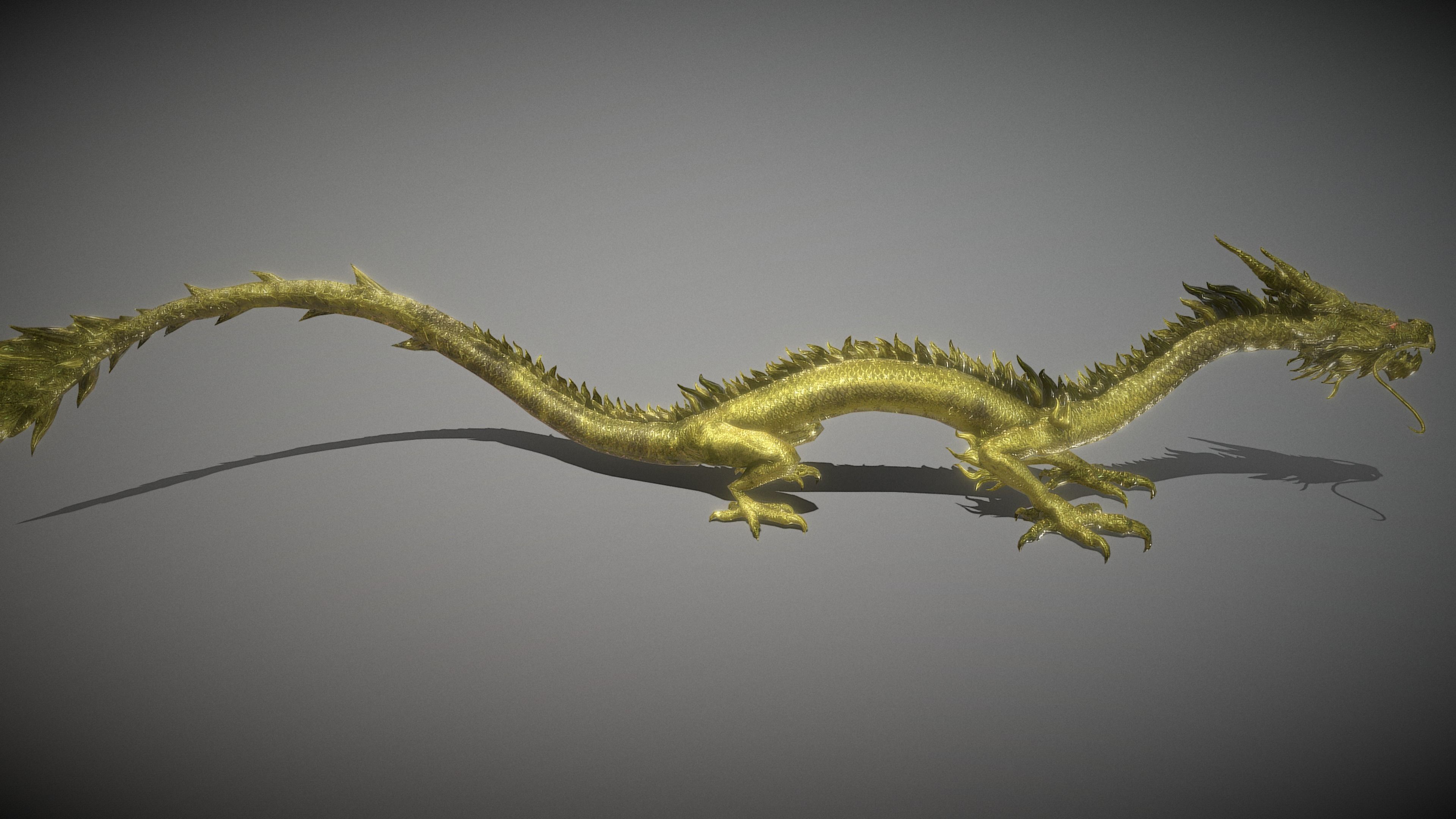 Chinese Dragon 3D model_2