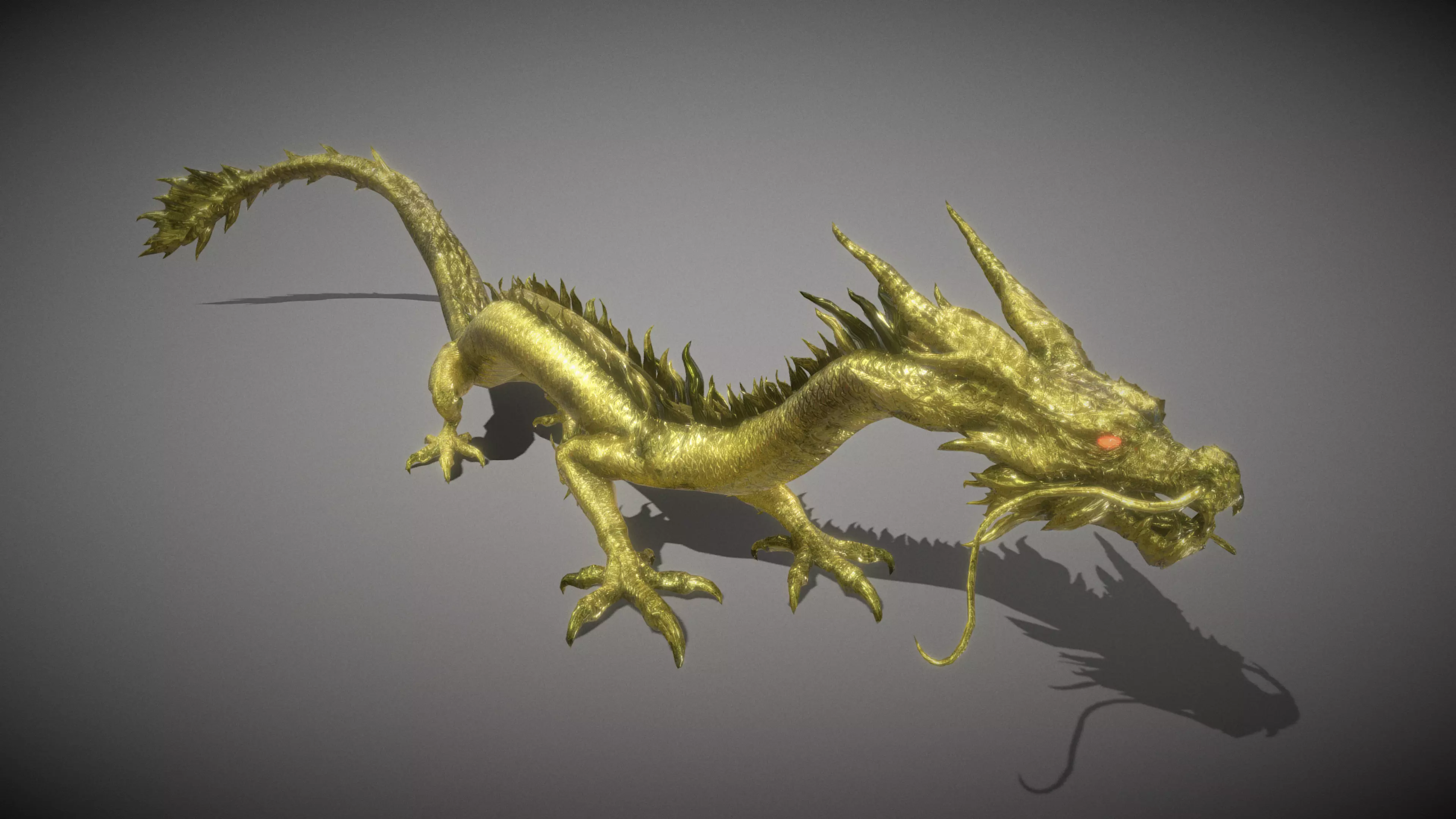 Chinese Dragon 3D model_0