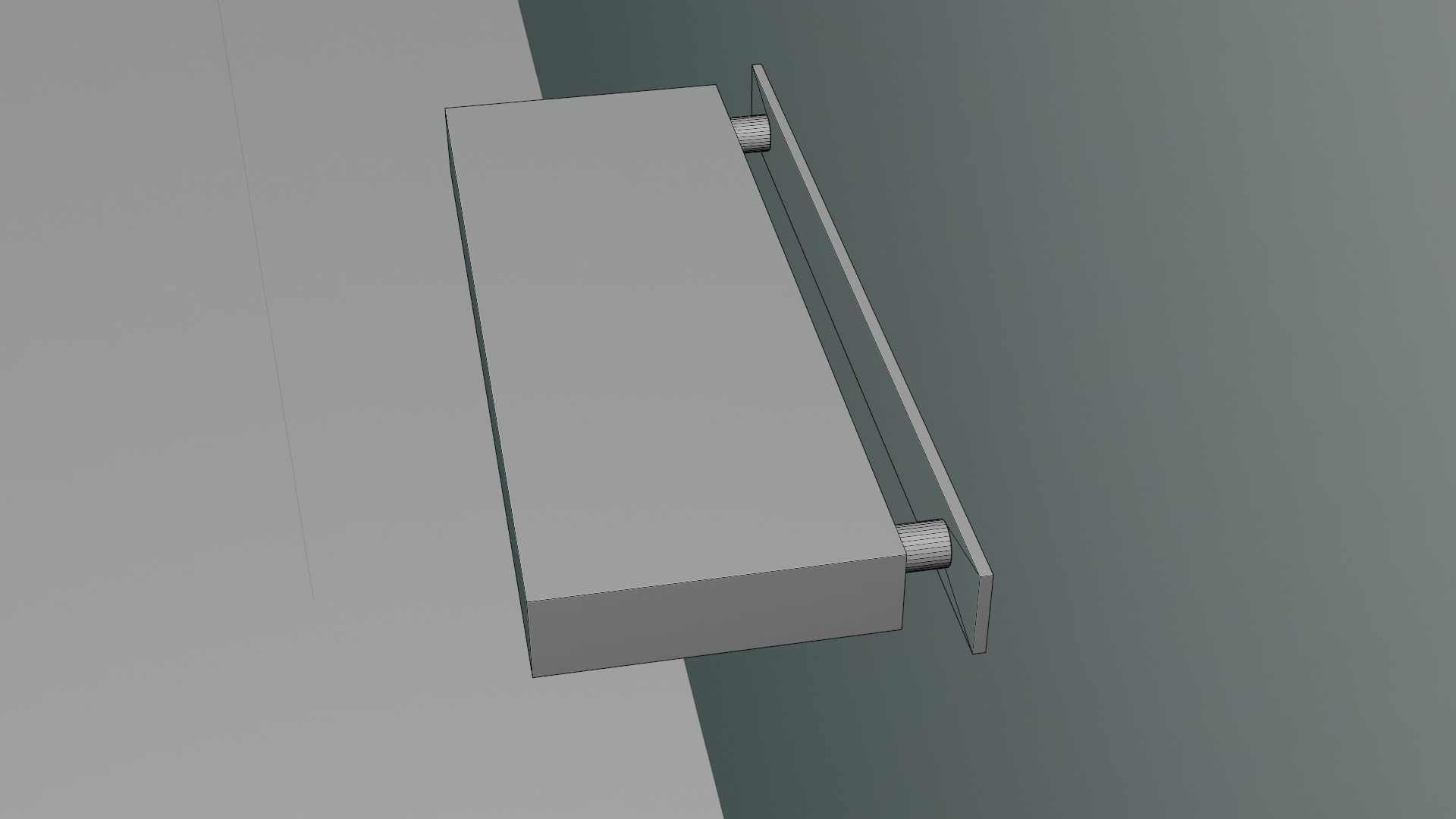 Low Poly Items floor lamp Low-poly 3D model_12