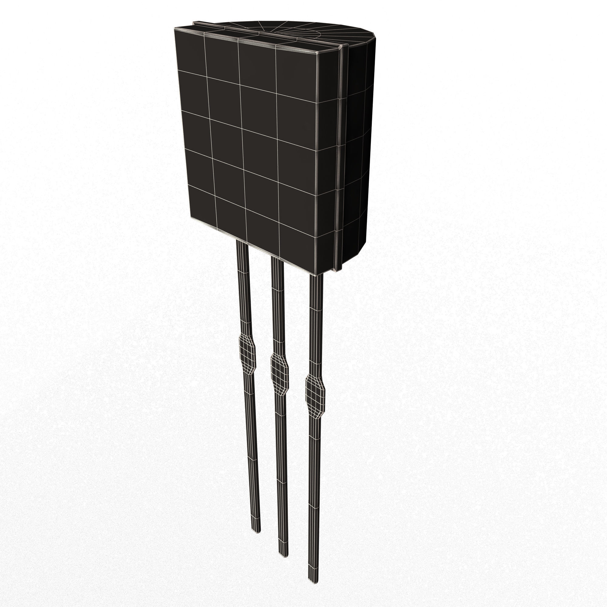 Temperature Sensor Low-poly 3D model_14
