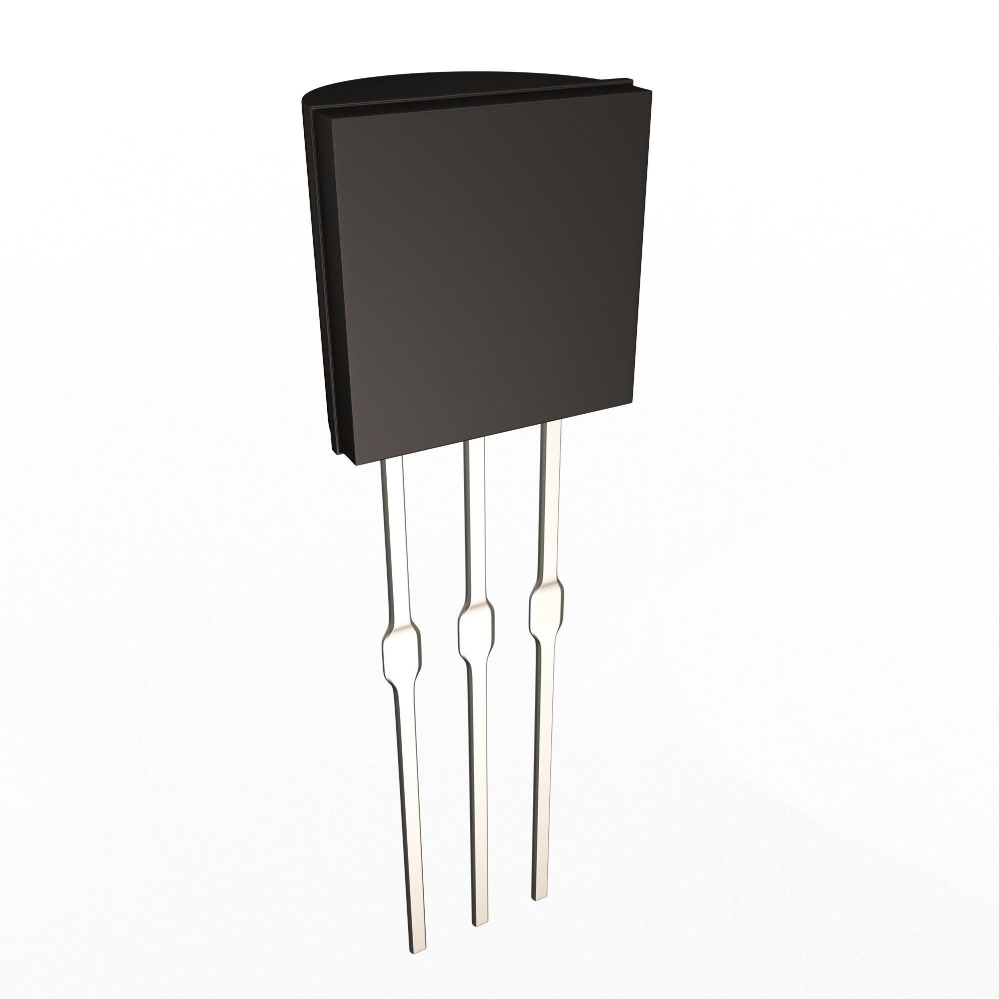 Temperature Sensor Low-poly 3D model_1