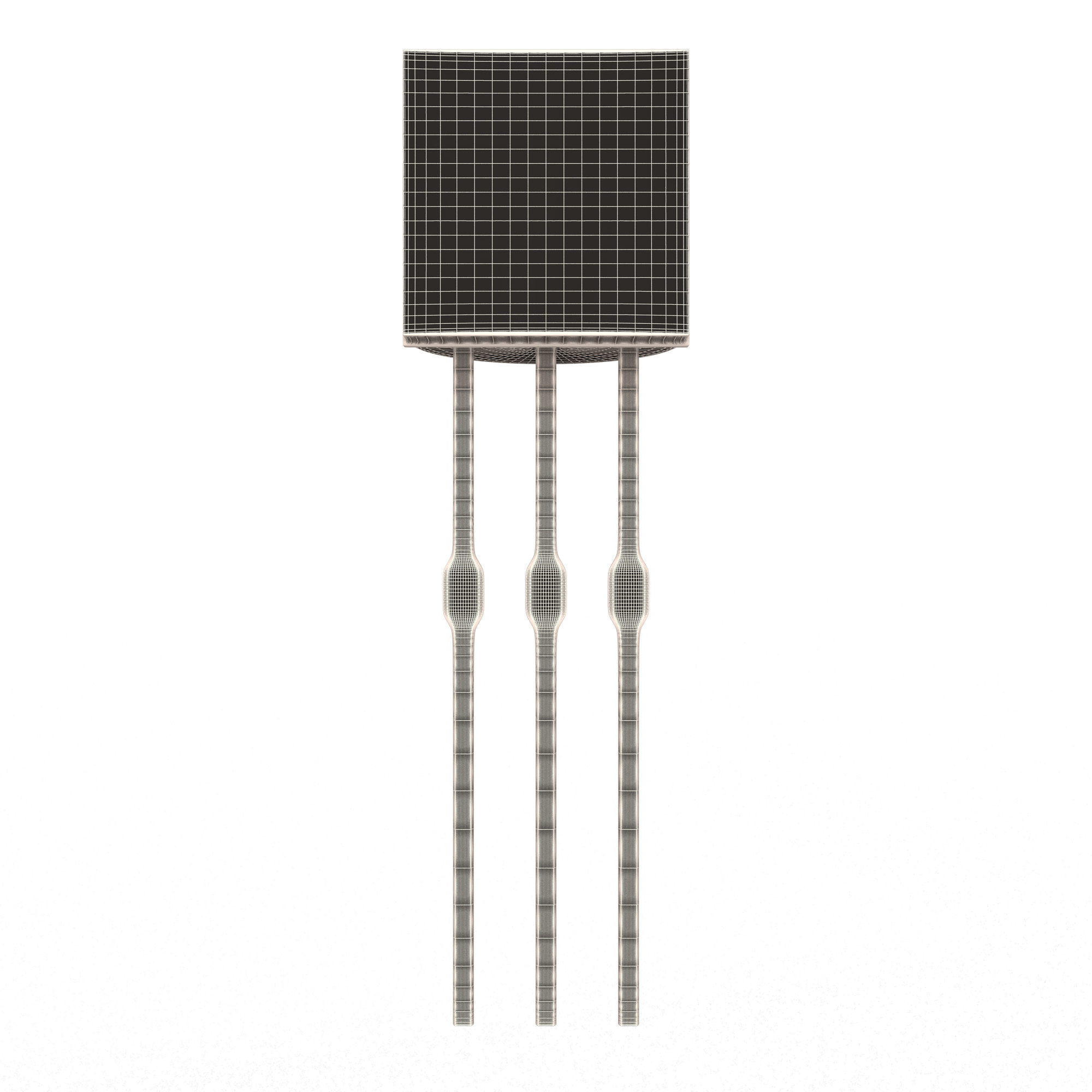 Temperature Sensor Low-poly 3D model_6