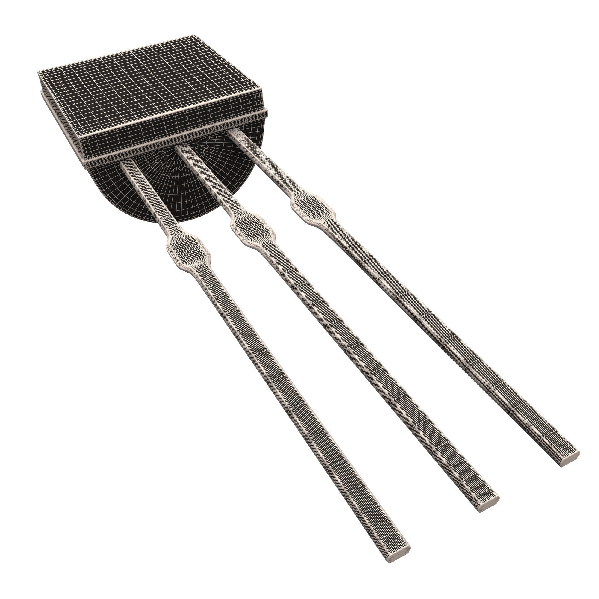 Temperature Sensor Low-poly 3D model_11