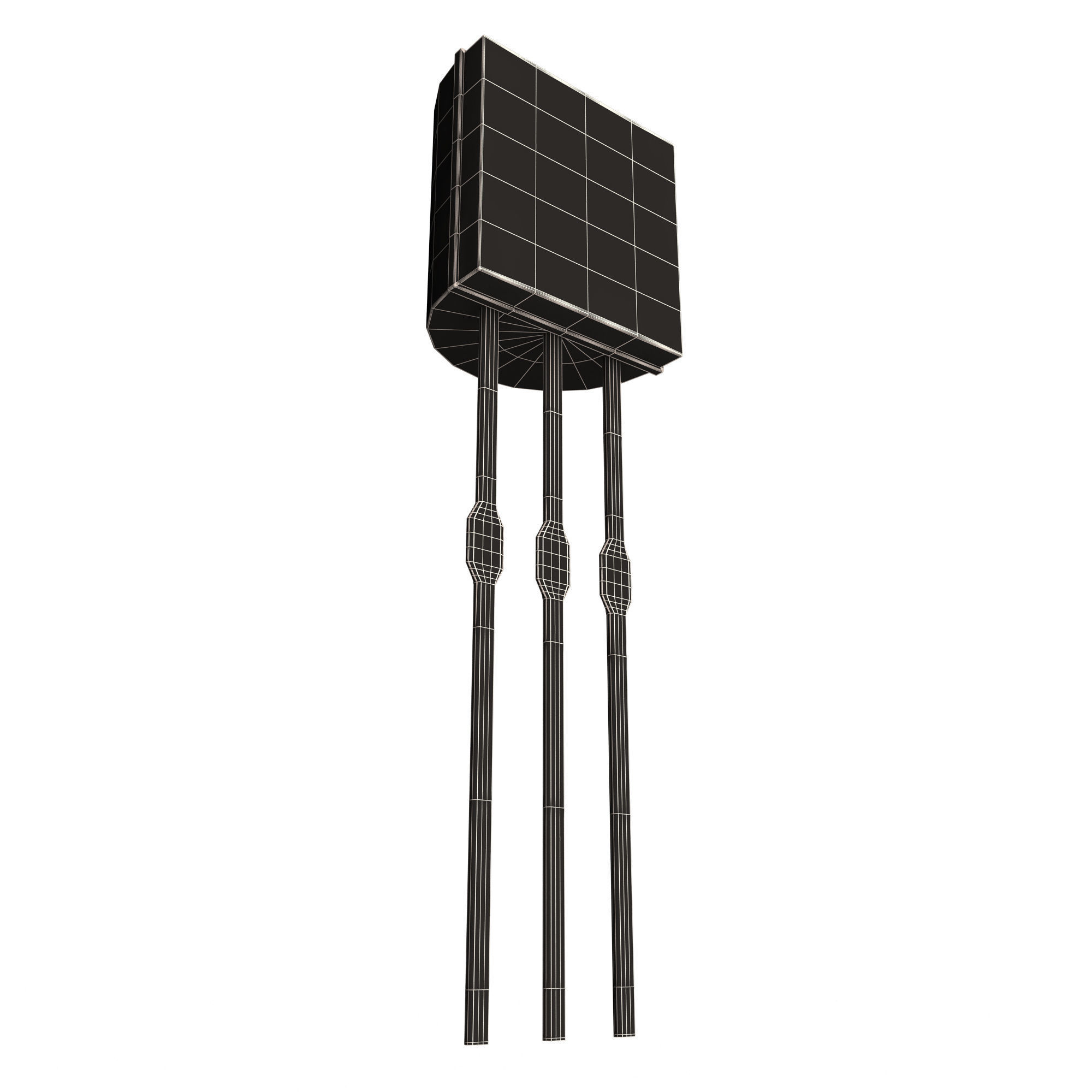 Temperature Sensor Low-poly 3D model_15