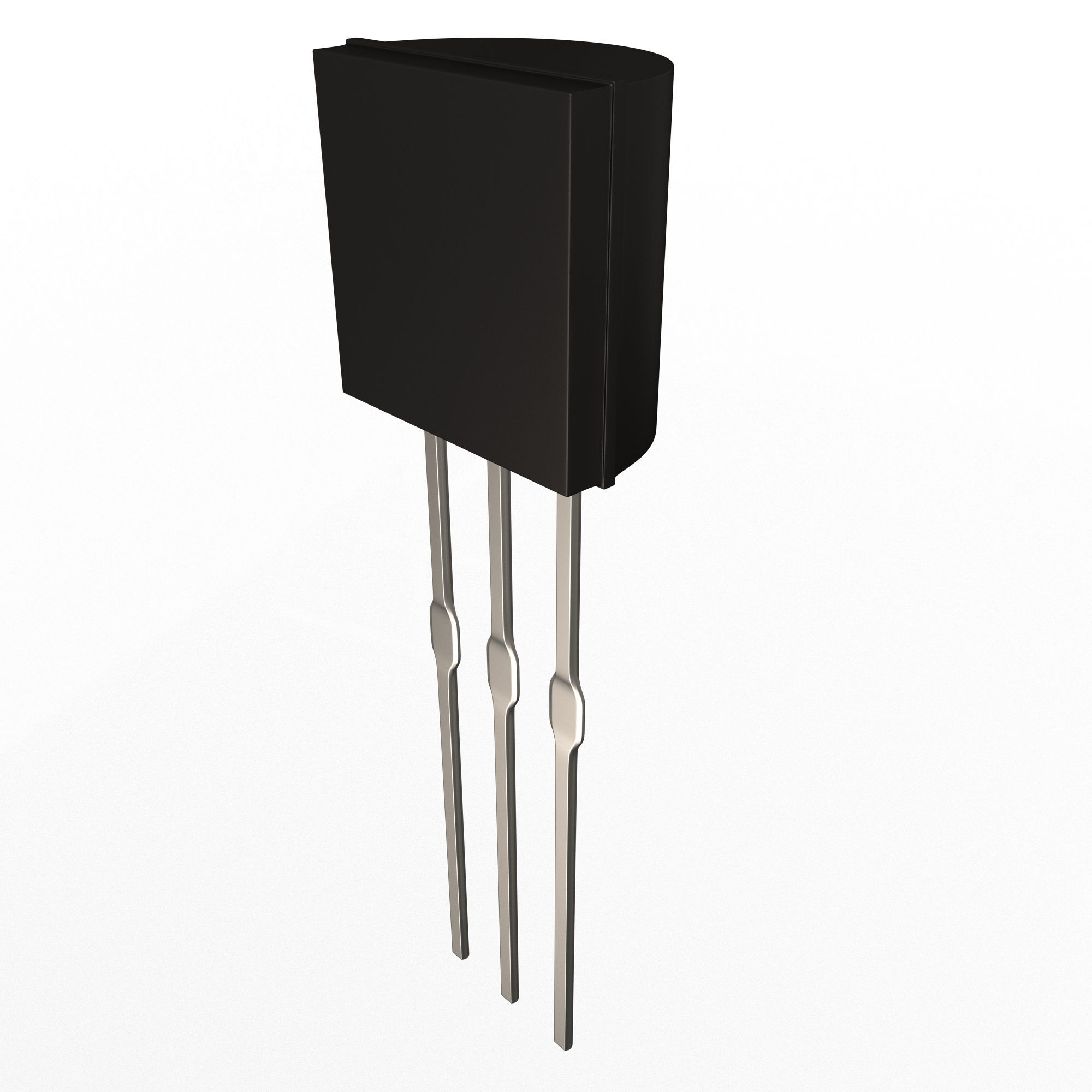 Temperature Sensor Low-poly 3D model_2