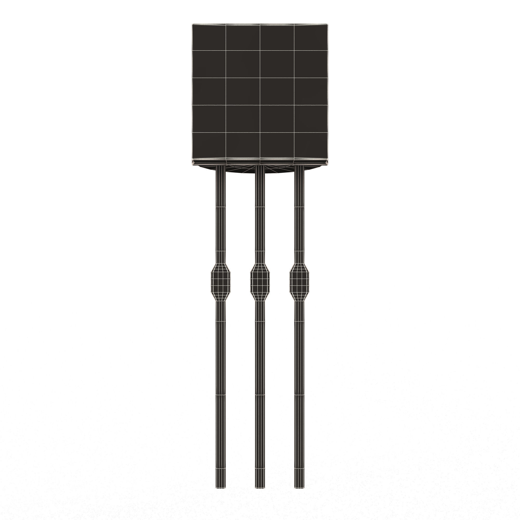 Temperature Sensor Low-poly 3D model_12