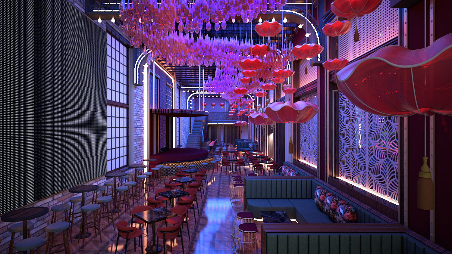 Night Club 3D model_4