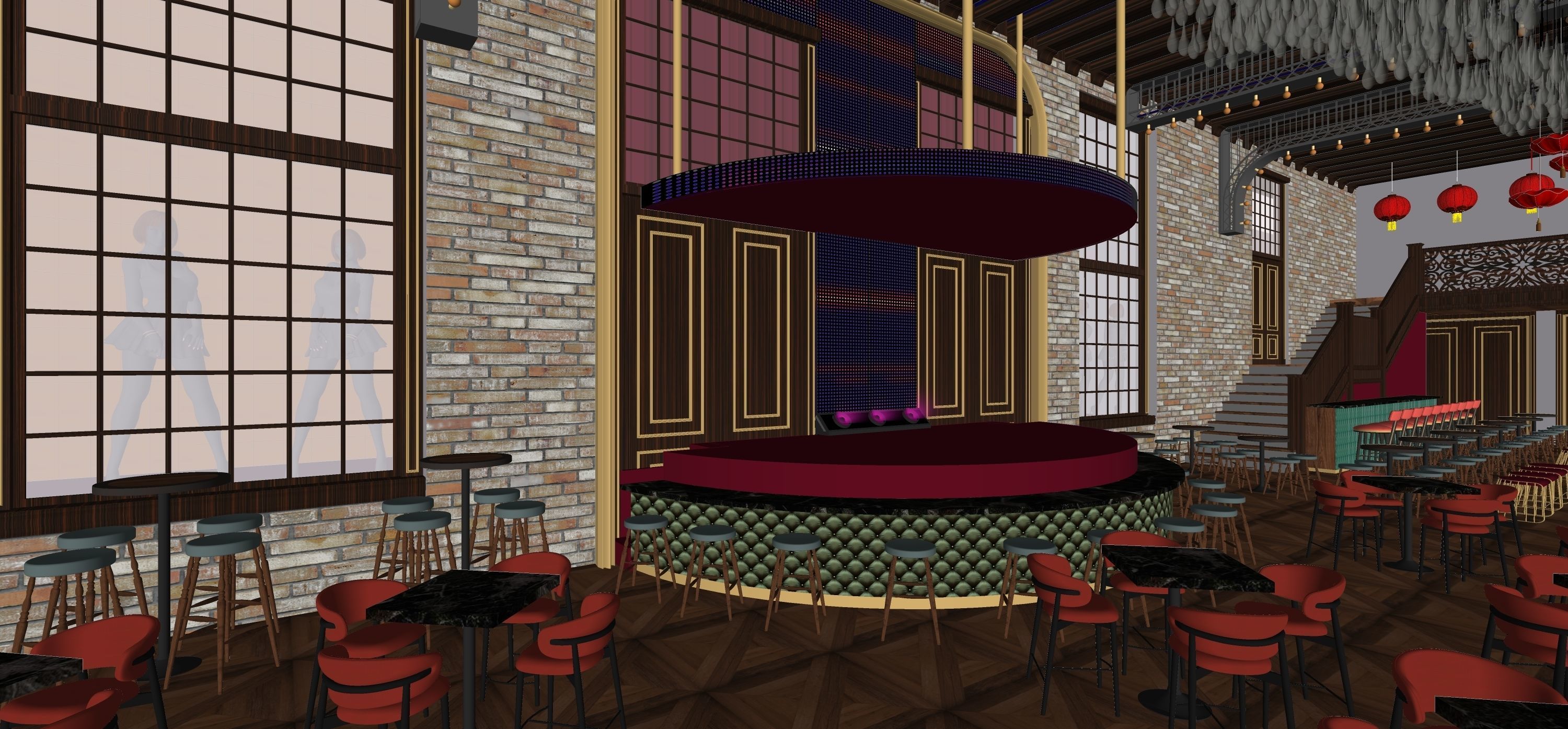 Night Club 3D model_9