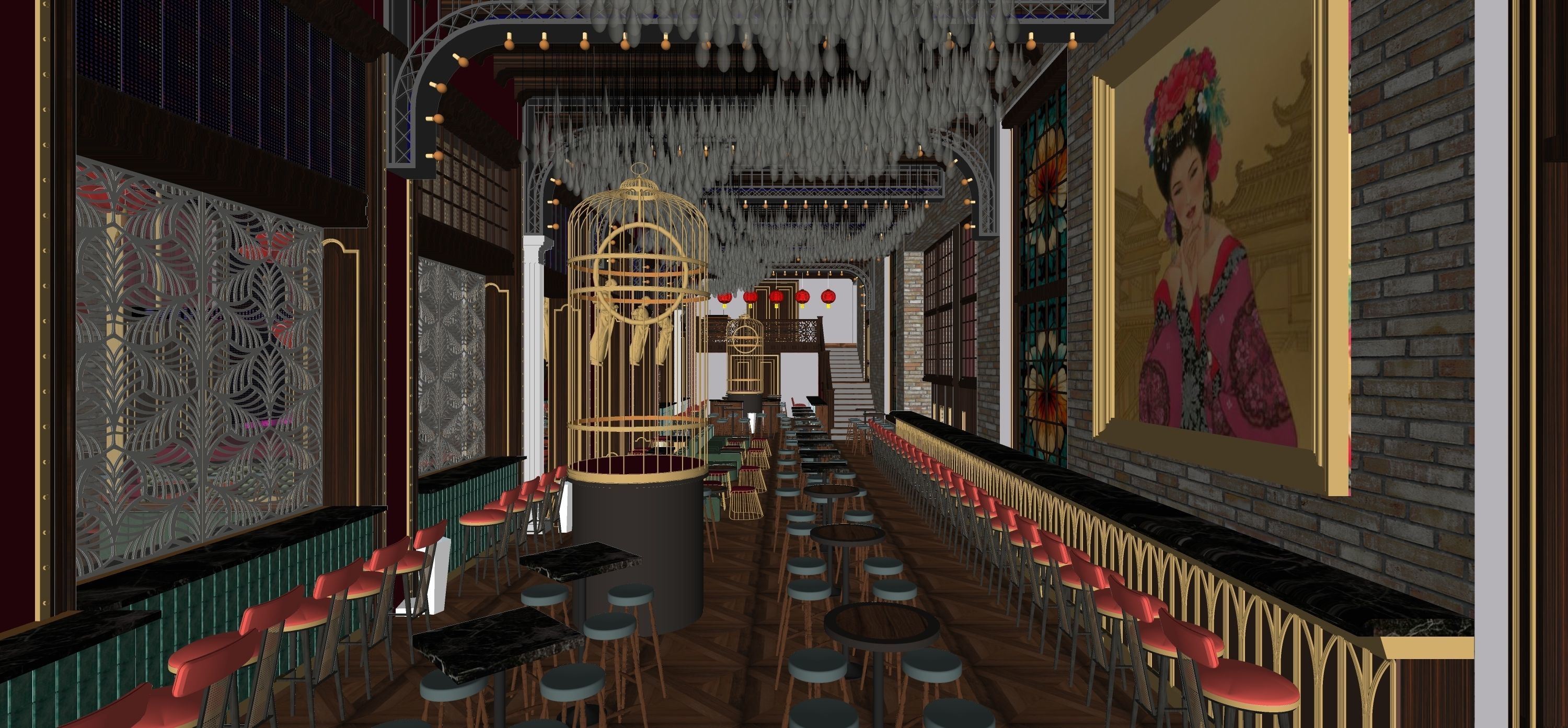 Night Club 3D model_7
