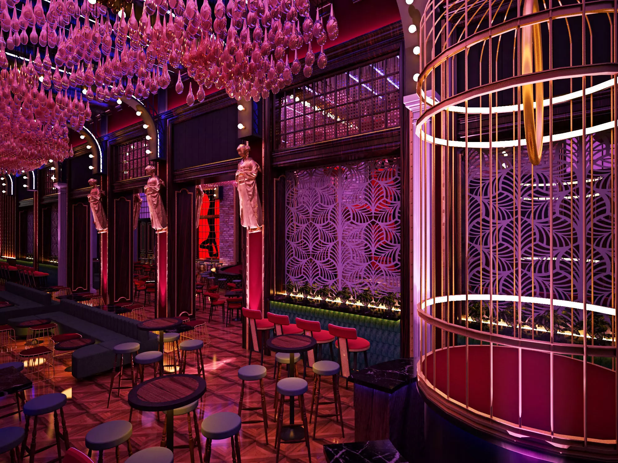 Night Club 3D model_0