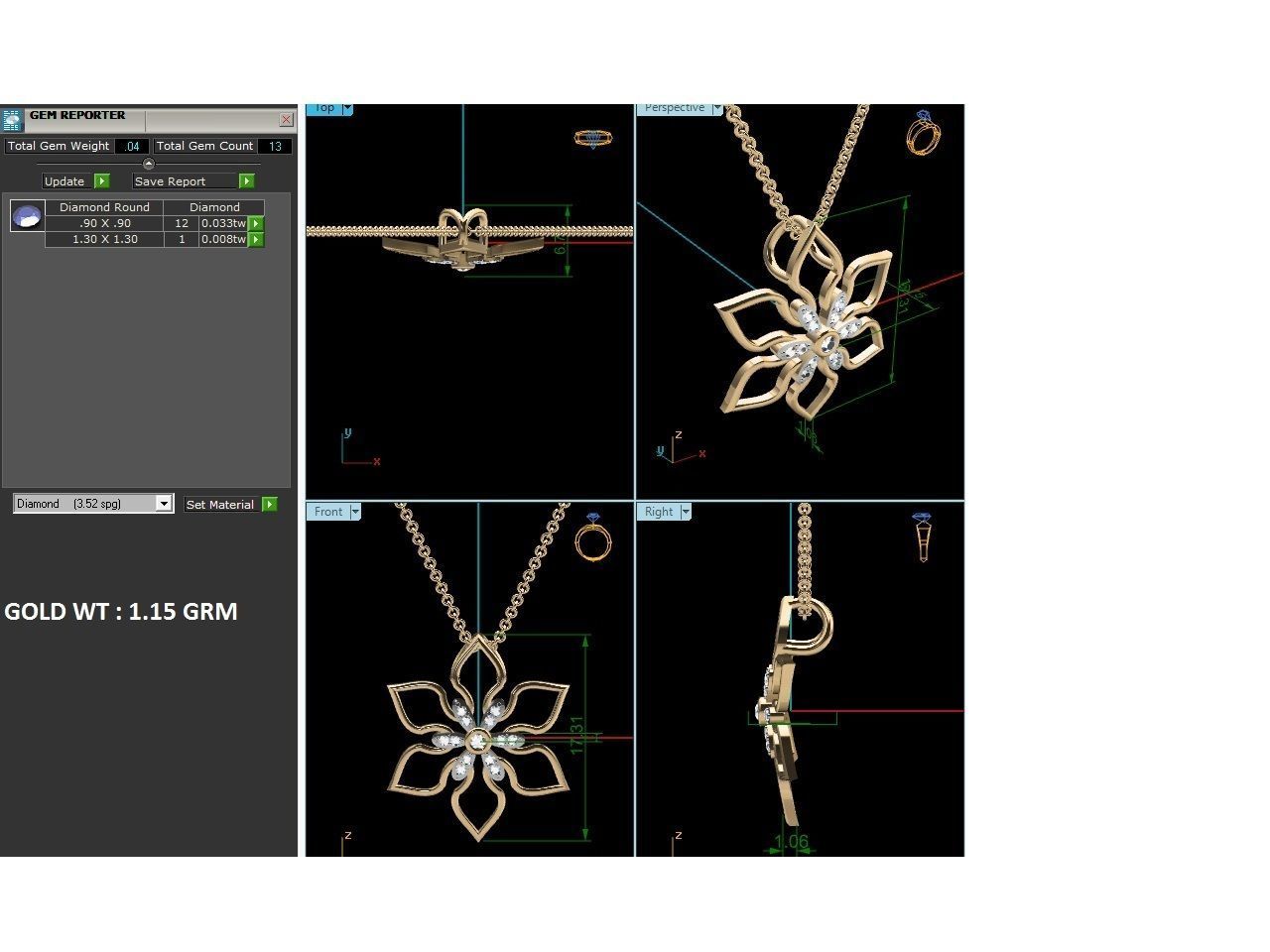 Pendant - 5480 3D print model_3