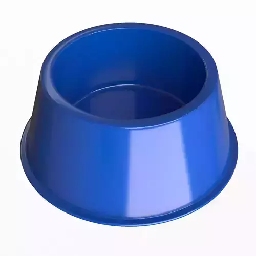 Dog Bowl Low-poly 3D model