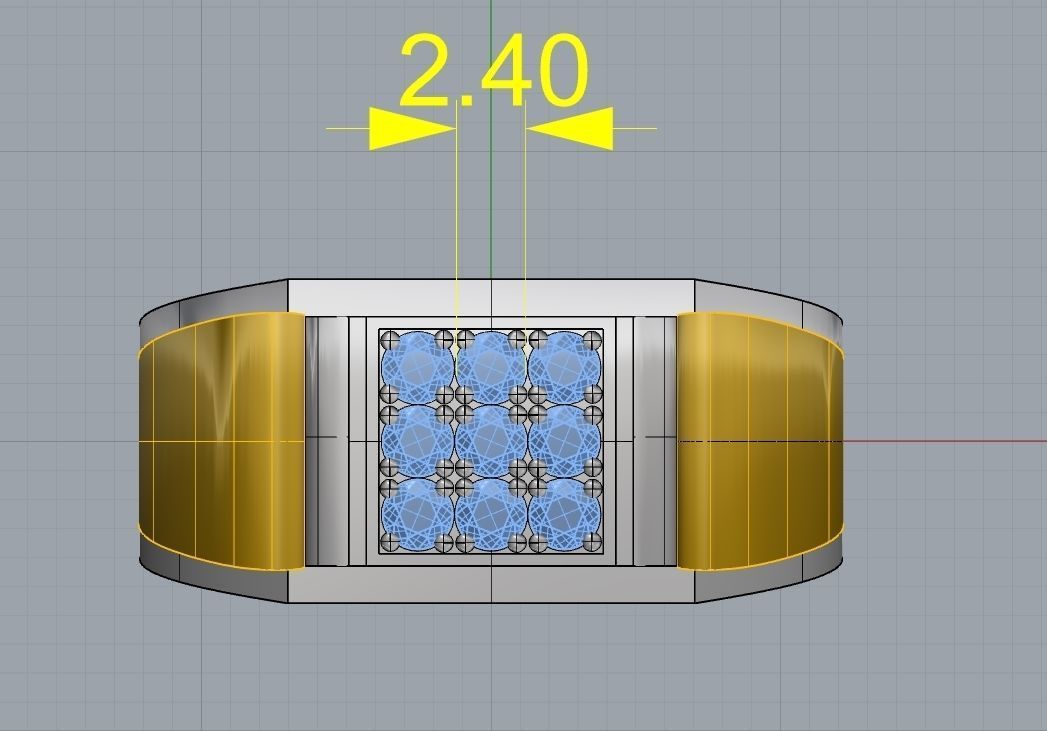  man ring 3D print model_3