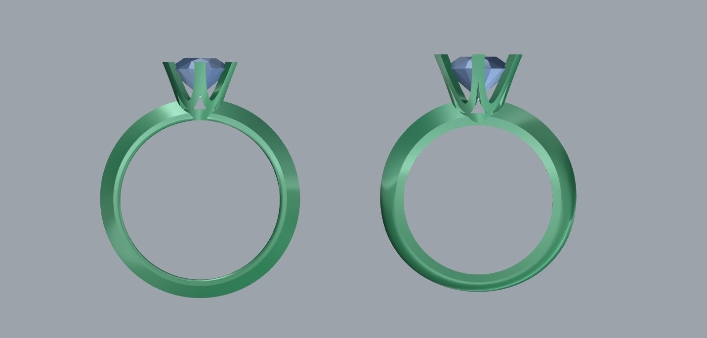 Brilliant ring 3D print model_4