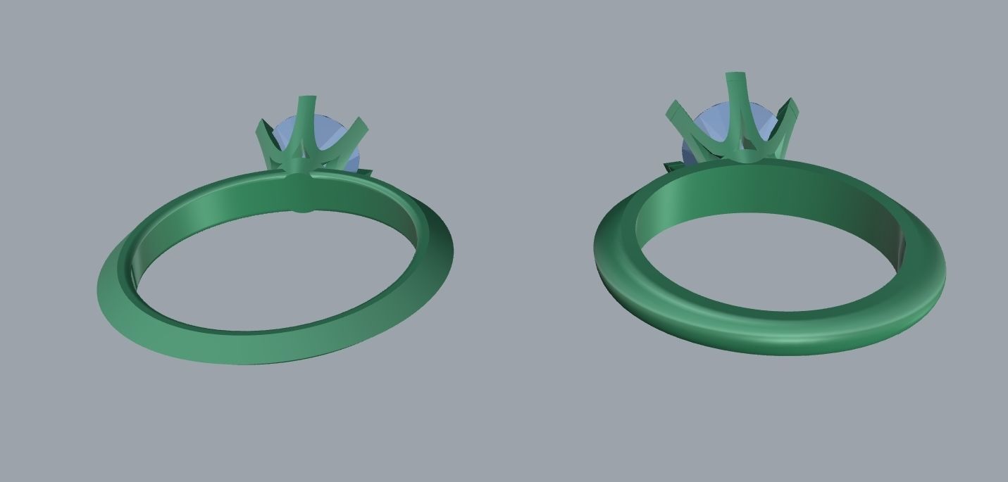 Brilliant ring 3D print model_6