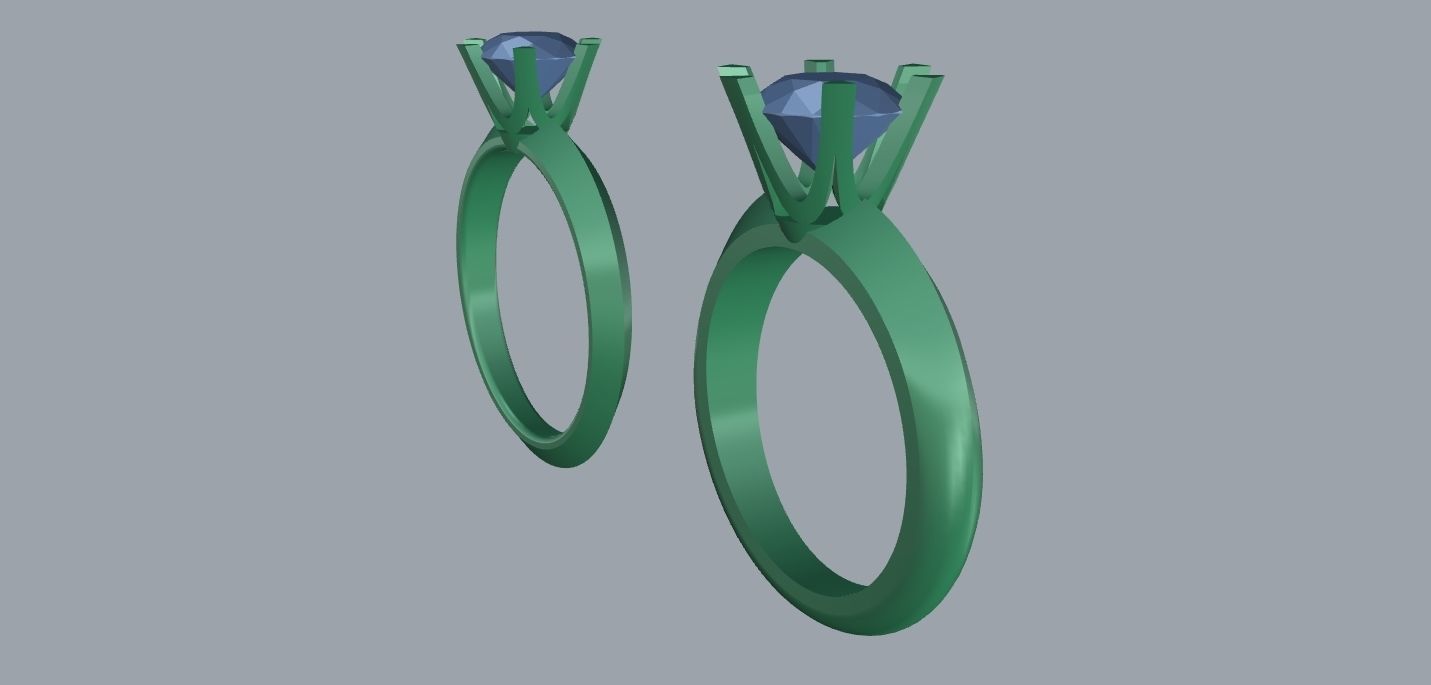 Brilliant ring 3D print model_5