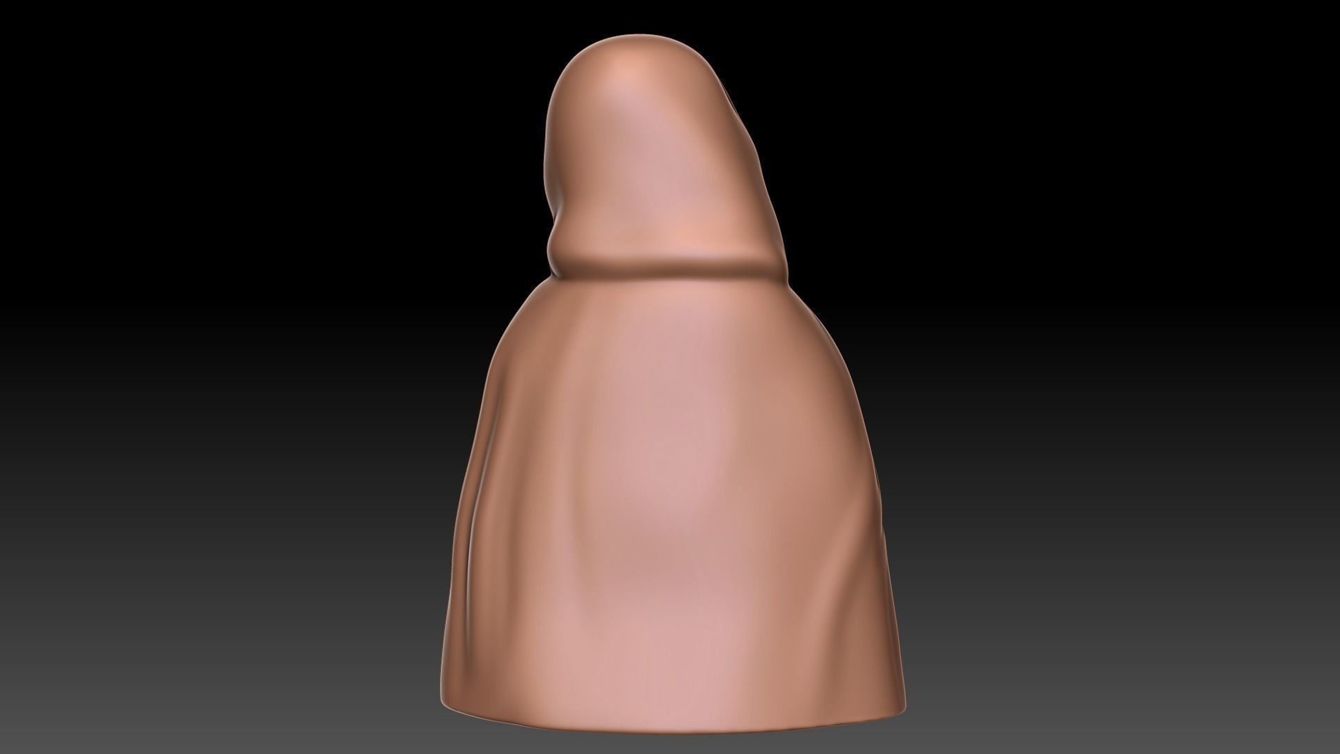 Virgin Mary Statue 3D print model_3