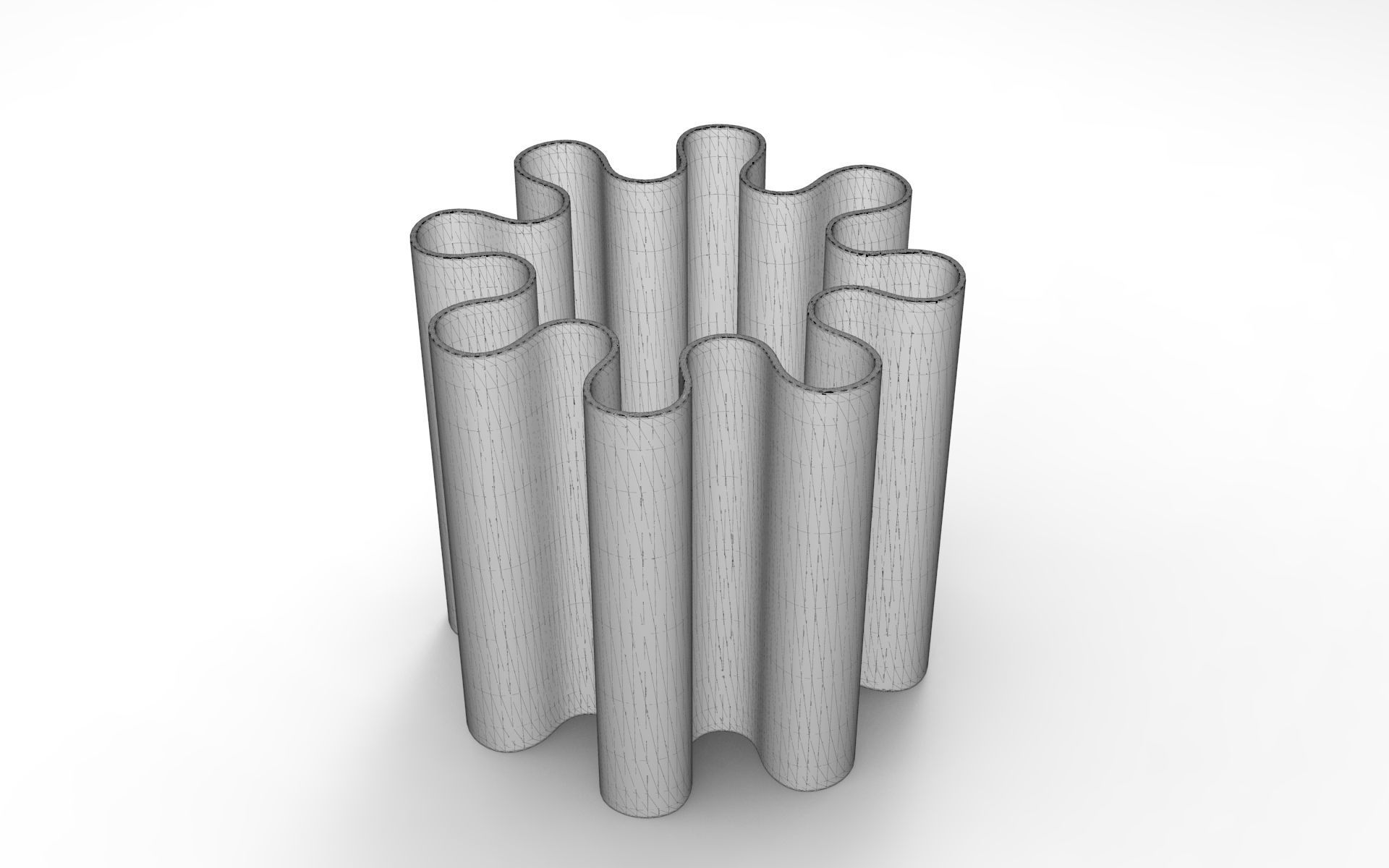 Mate Pen Holder Low-poly 3D model_5
