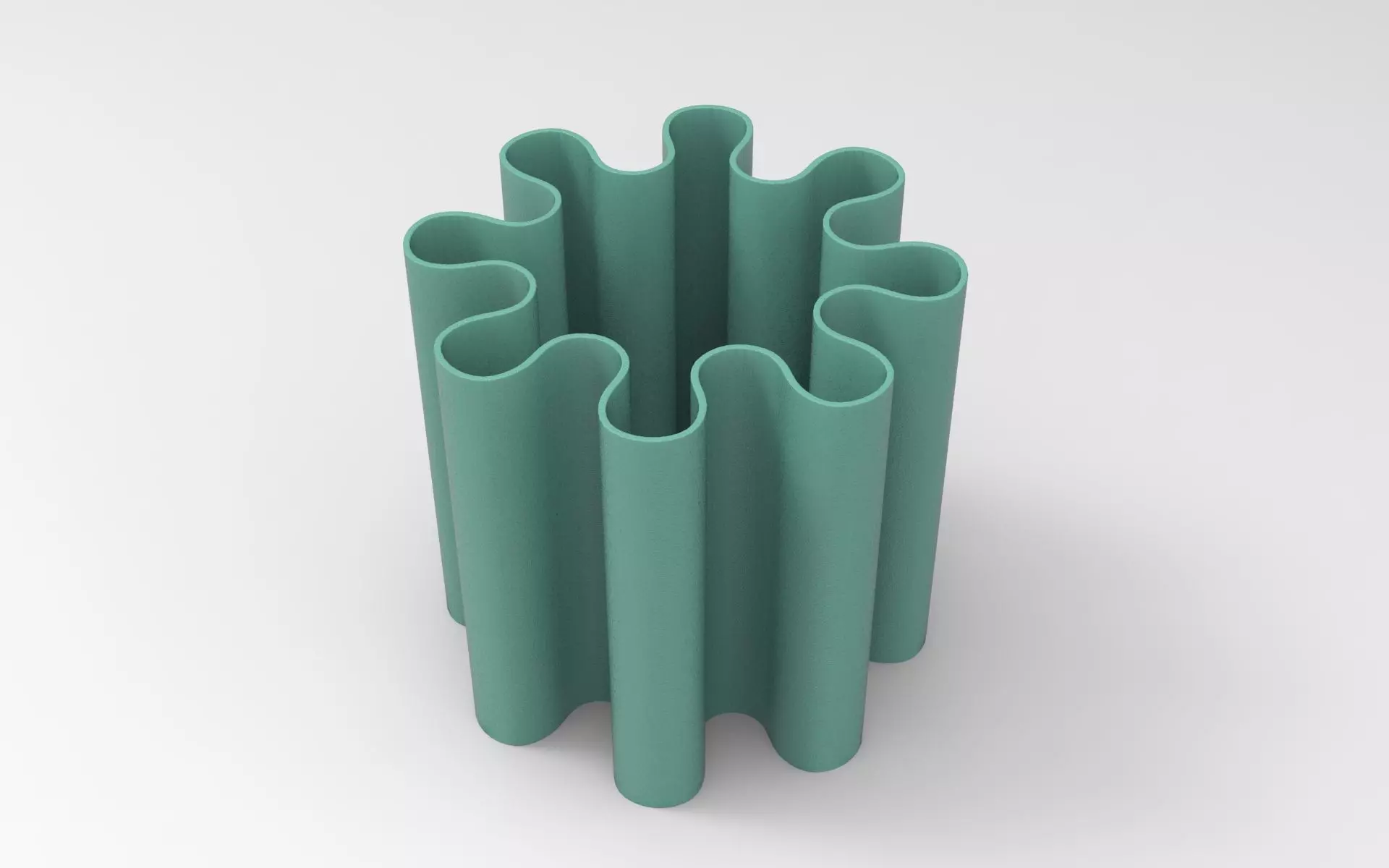 Mate Pen Holder Low-poly 3D model_0