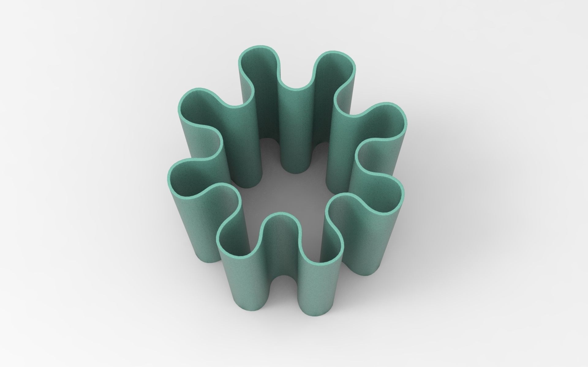 Mate Pen Holder Low-poly 3D model_1