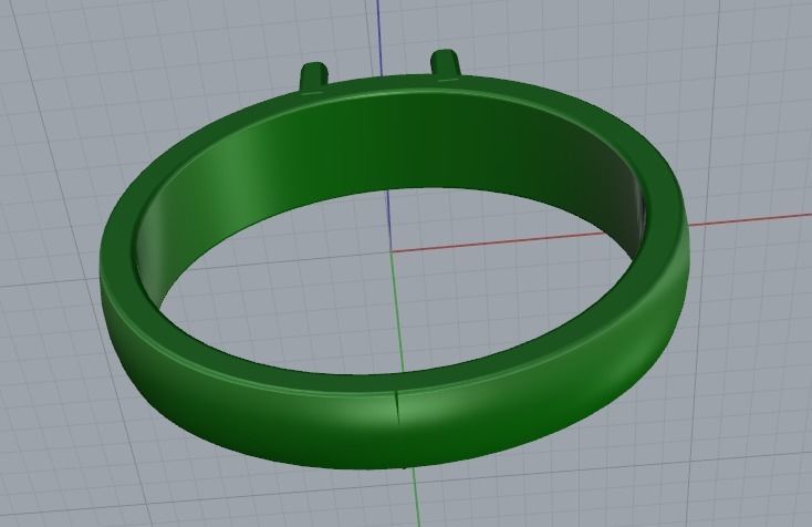 Soliter ring Model 2671 3D print model_4