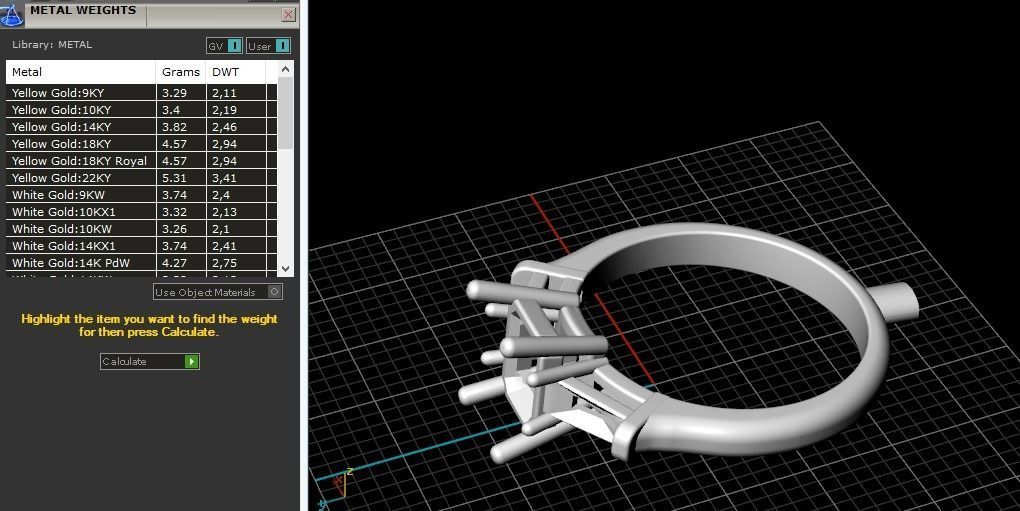 Ring Graff Model 2668 3D print model_9