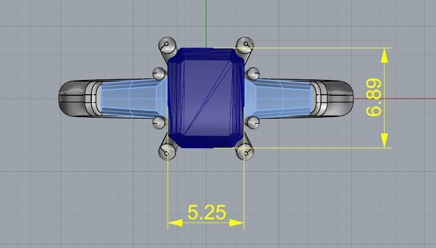 Ring Graff Model 2668 3D print model_8