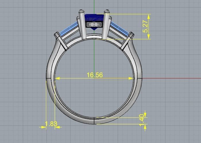 Ring Graff Model 2668 3D print model_6