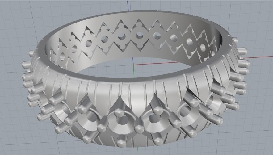 Ring Model 2662 3D print model_4