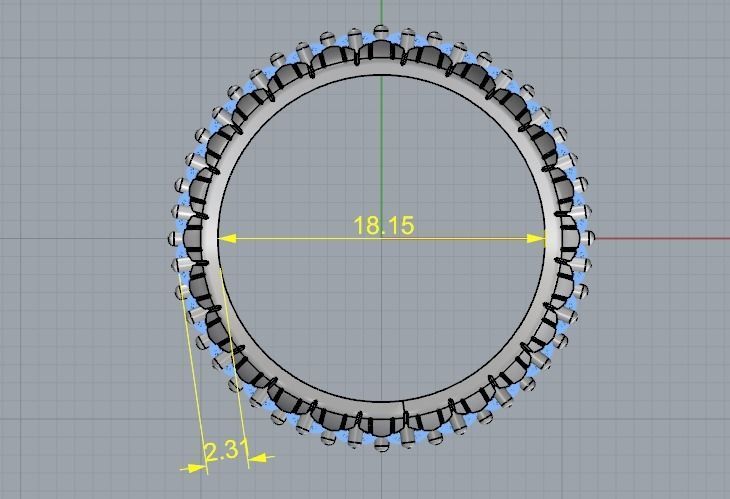Ring Model 2662 3D print model_5