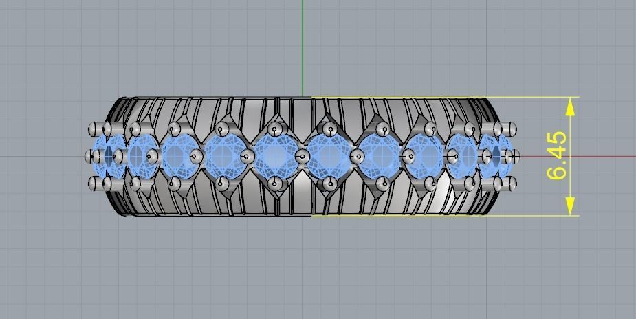 Ring Model 2662 3D print model_6