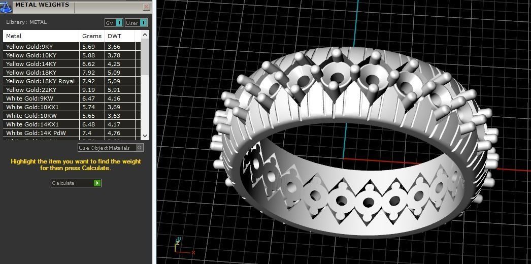 Ring Model 2662 3D print model_7