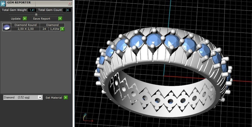 Ring Model 2662 3D print model_8