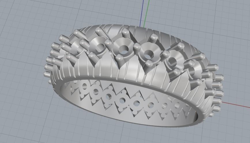 Ring Model 2662 3D print model_2