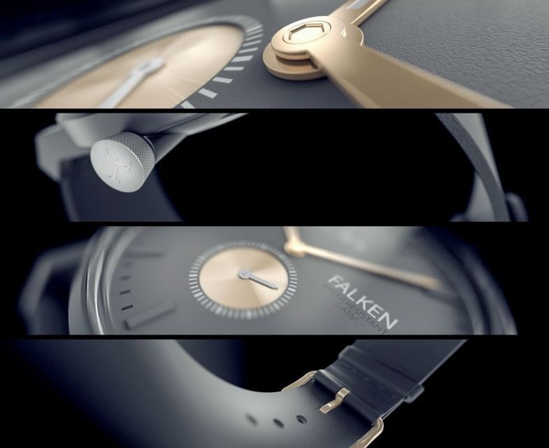 Triwa Falken Wrist Watch Free 3D model_1