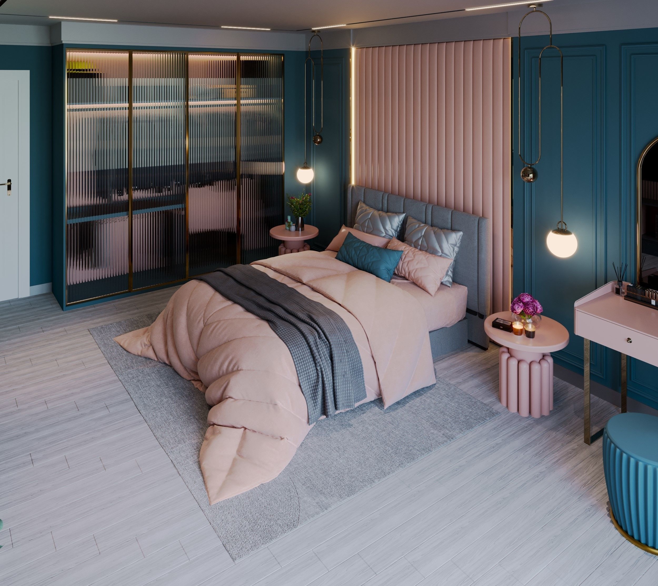 3D Bedroom Design 3D model_1