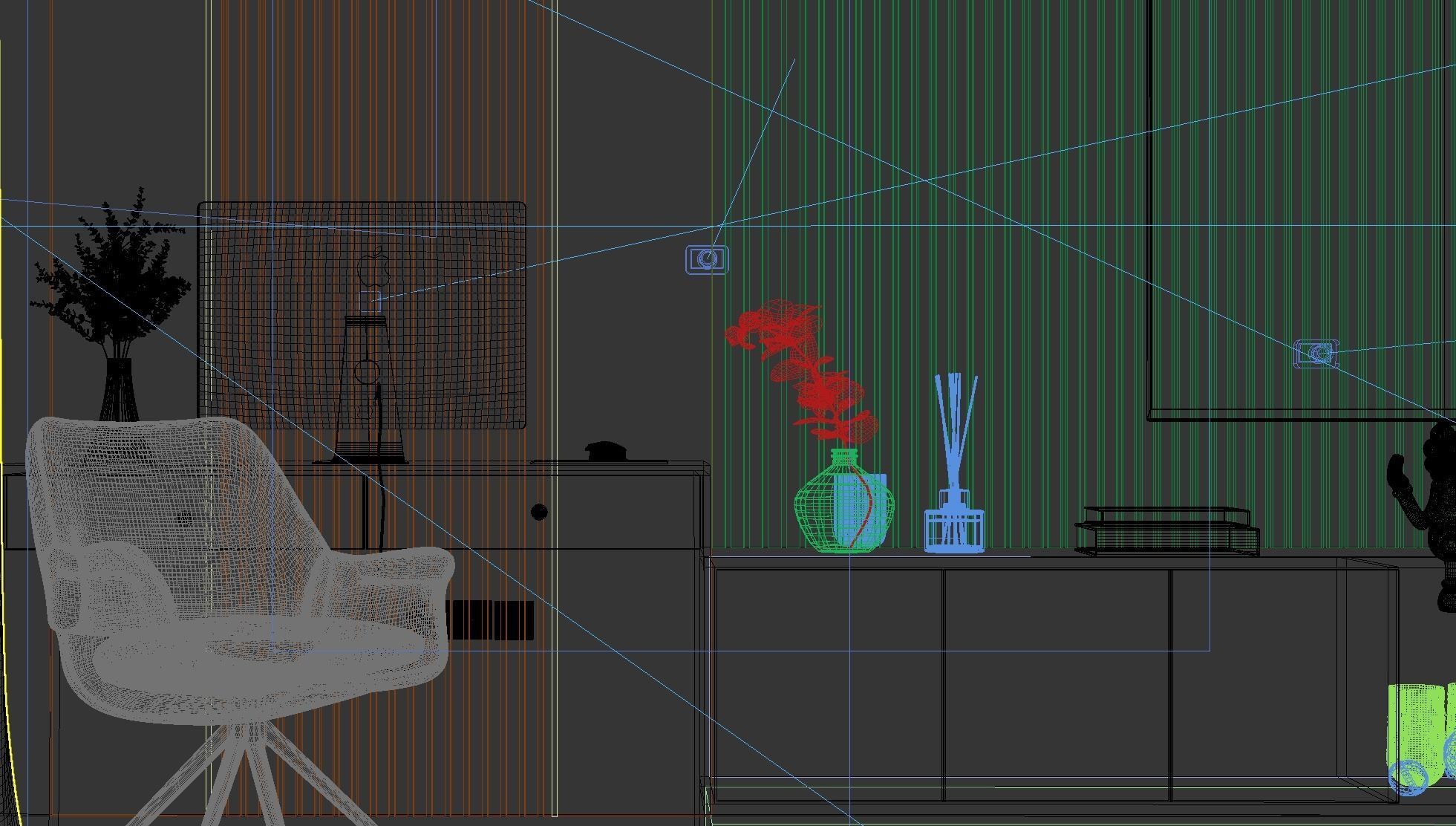 3D Bedroom Design 3D model_5