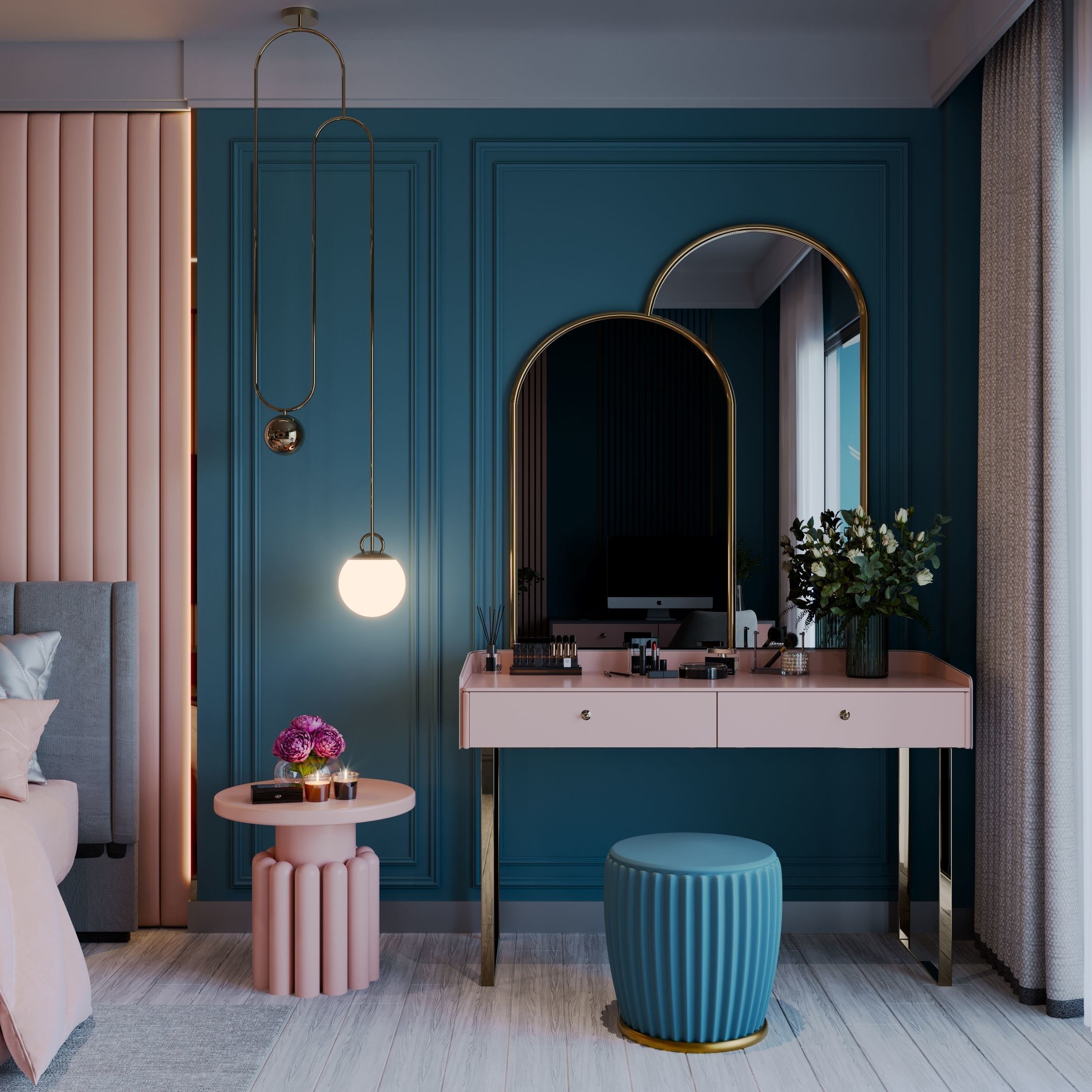 3D Bedroom Design 3D model_2