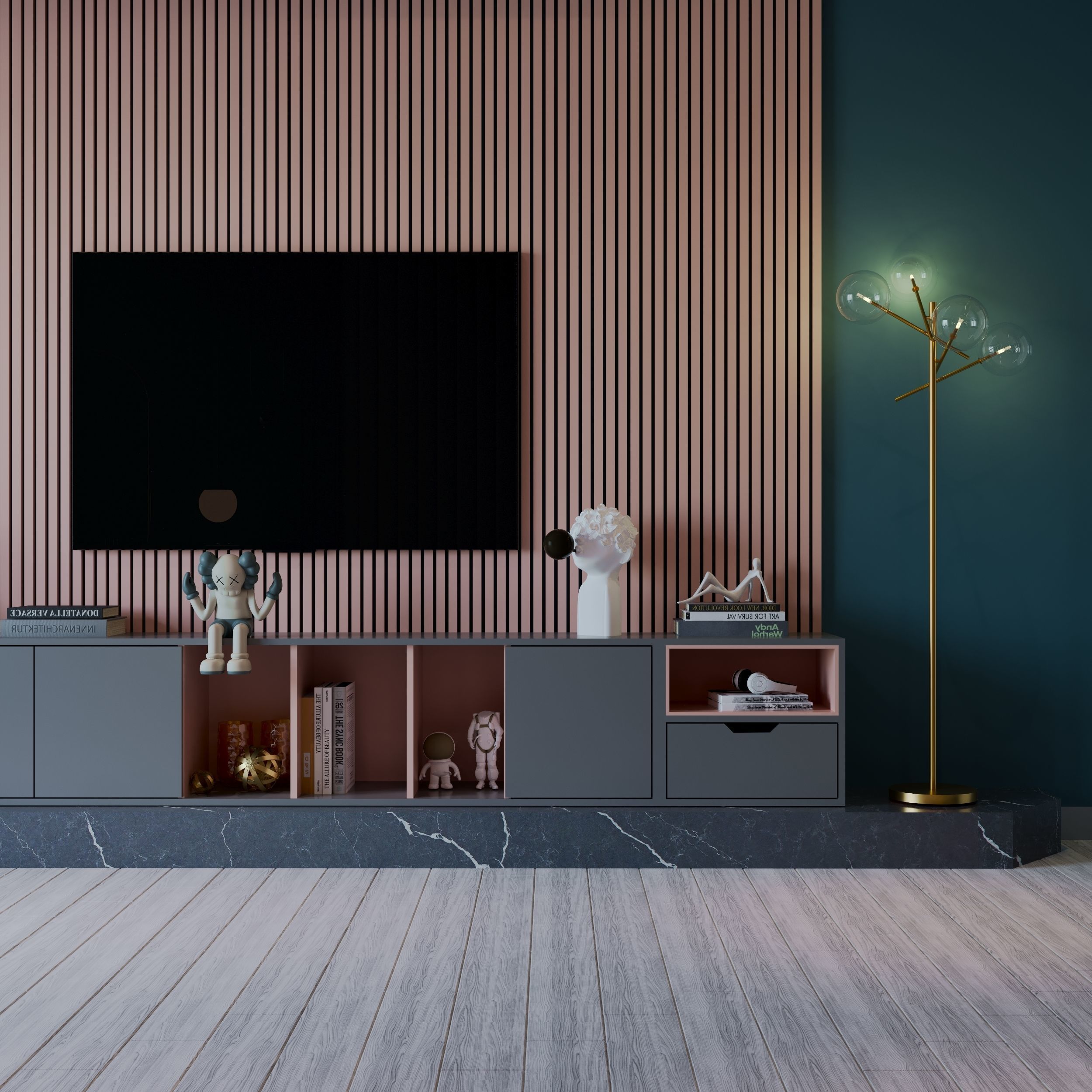 3D Bedroom Design 3D model_3