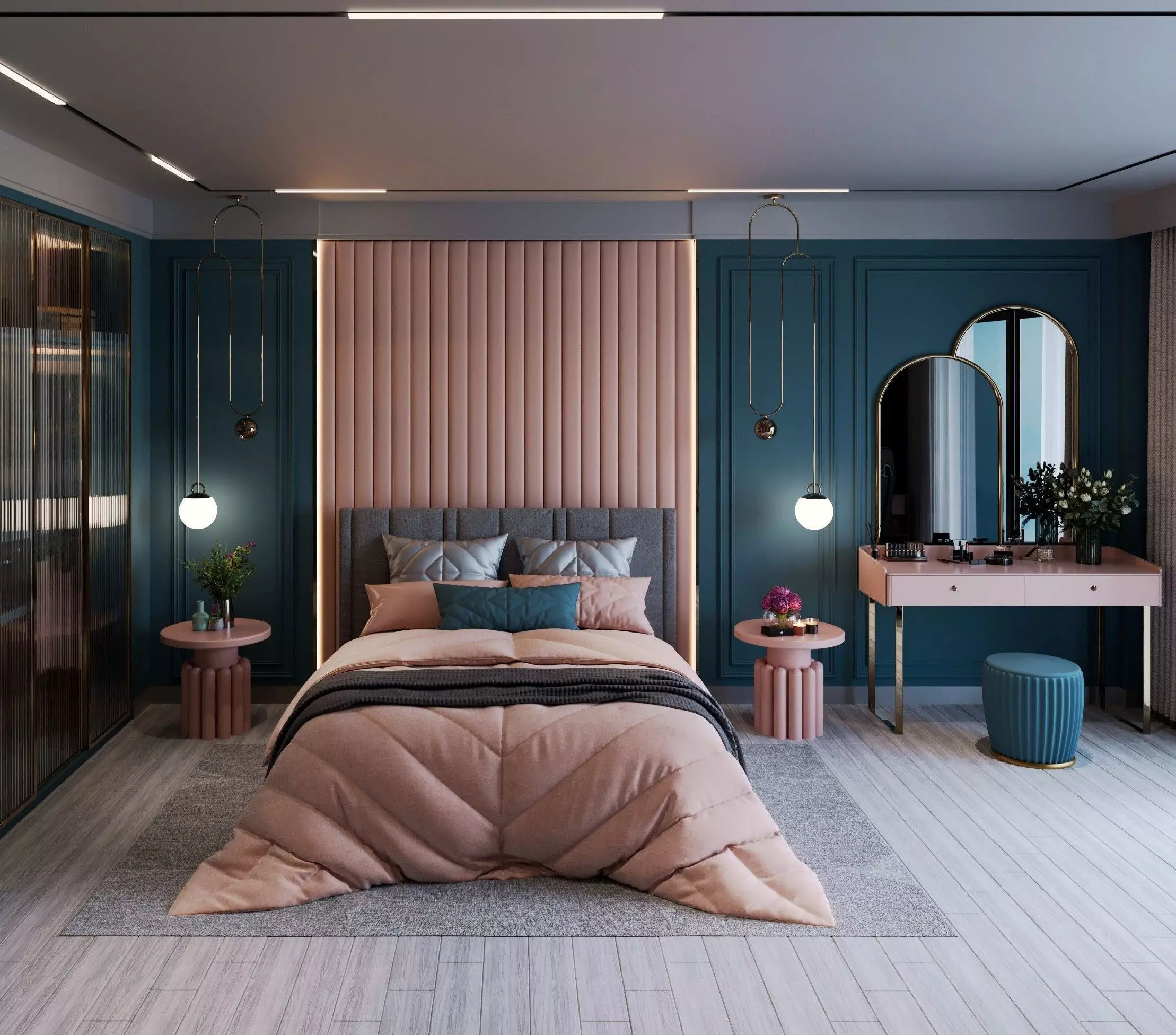 3D Bedroom Design 3D model_0