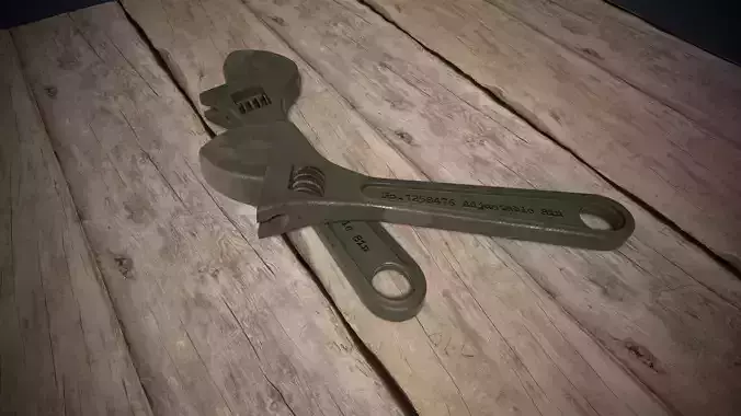 3D Adjustable wrench